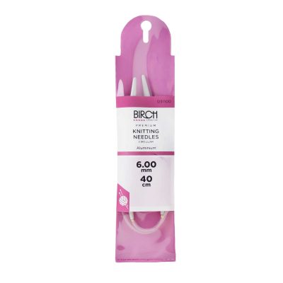 BIRCH KNITTING NEEDLE CIRCULAR PREMIUM 40CM