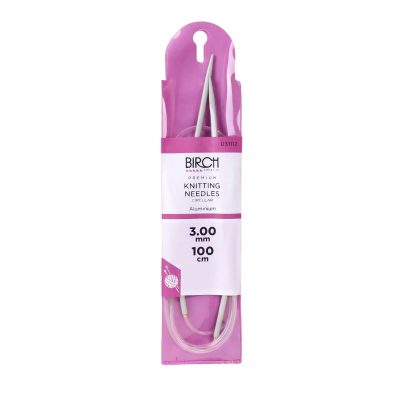 BIRCH KNITTING NEEDLE CIRCULAR PREMIUM 100CM