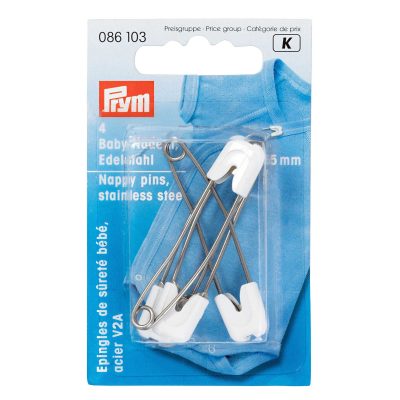 PRYM PIN SAF55MM NPY WHS/S4PC MIN5