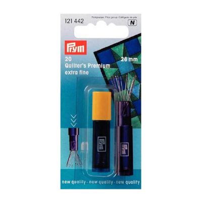 PRYM QUILTING NEEDLES EF 26 X 0.53 SILVER COL