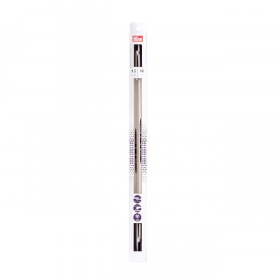 PRYM ERGO SINGLE-POINT KNITTING PINS 40CM/4.5MM X2