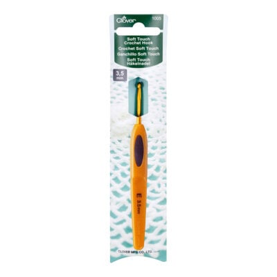CLOVER CROCHET HOOK SOFT TOUCH 3.50MM 1005/E