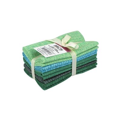 BIRCH FABRIC LINEN LOOK BLENDER GREENS FQ