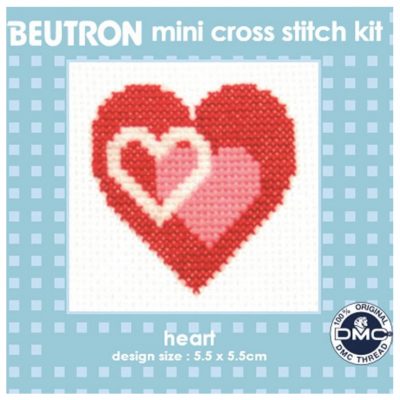 BEUT STITCH KT 6X6 HEART