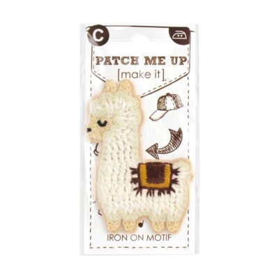 MOTIF IRON ON LLAMA 3PK