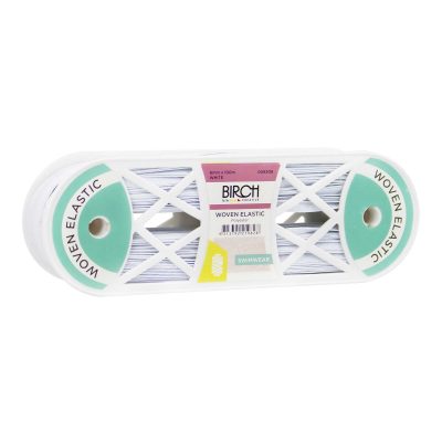 ELASTIC SWIMWEAR WOVEN WHITE 6MMx100M