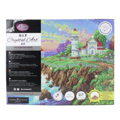 CRAFT BUDDY CRYSTAL ART KIT 40X50CM - VICTORIAN LIGHT