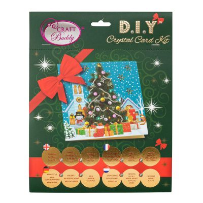 CRYSTAL CARD KIT 18X18CM - CHRISTMAS TREE