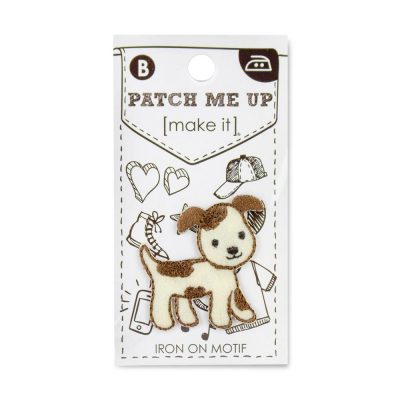 MOTIF IRON-ON PUPPY 3PK