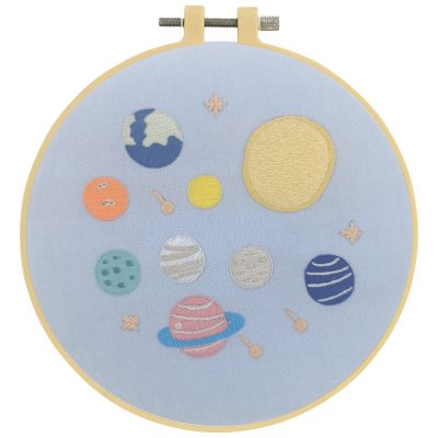 MAKE IT  EMBROIDERY KIT - PLANETS