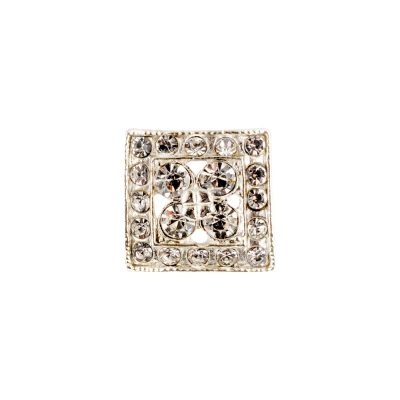 HEMLINE BUTTONS SQUARE DIAMOND BUTTON/MED SHANK