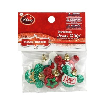 JESSE JAMES NOVELTY BUTTONS - 8233 MICKEY ORNAMENTS