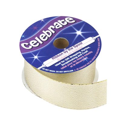 CELEBRATE RIBBON METALLIC 26MM X 4M