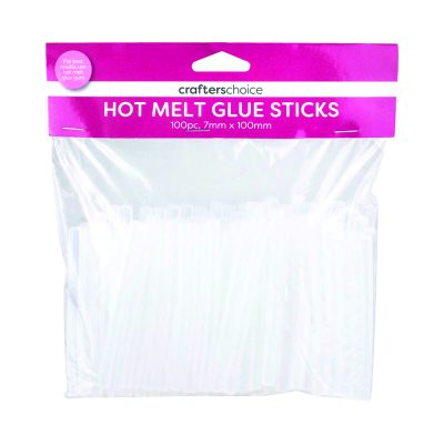 PONY GLUE STICK 100PACK HOT MELT 7MM X 100MM