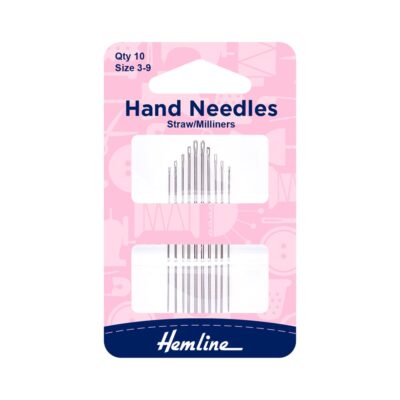 HEMLINE HANGSELL HAND NEEDLE- STRAW/MILLINER