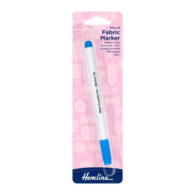 HEMLINE HANGSELL MARKER FABRIC WIPE-OFF BLUE FELT