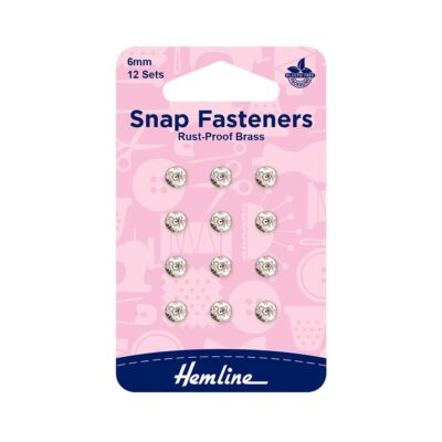 HEMLINE HANGSELL SNAP FAST METAL 6MM -