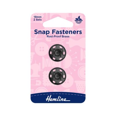 HEMLINE HANGSELL SNAP FAST METAL 18MM -