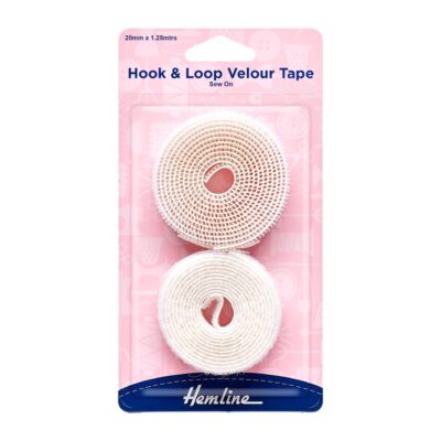 HEMLINE HANGSELL TAPE VELOUR SEW-IN 20MM X 1.25M W