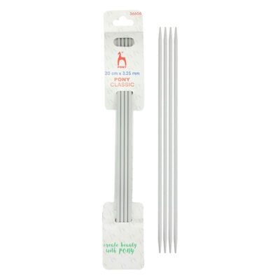 PONY KP DOUBLE ENDED (SO4) 20CM X 3.25MM ALUMINIUM