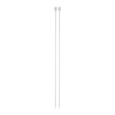 PONY STRAIGHT PAIR OF NEEDLES WITH ENDS 30CM