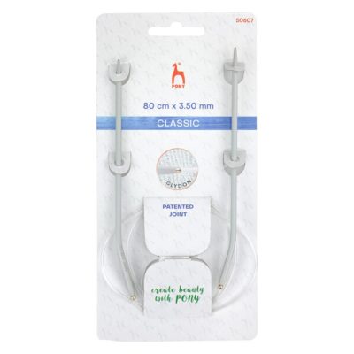 PONY CIRCULAR NEEDLES 80CM X 3.5MM