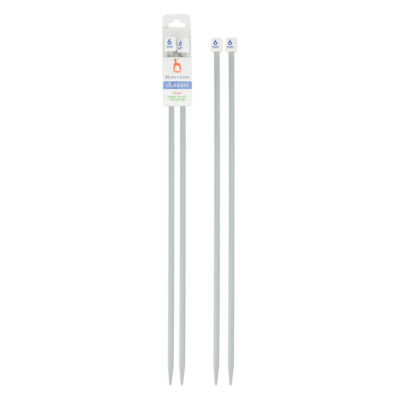 PONY STRAIGHT PAIR OF NEEDLES WITH ENDS