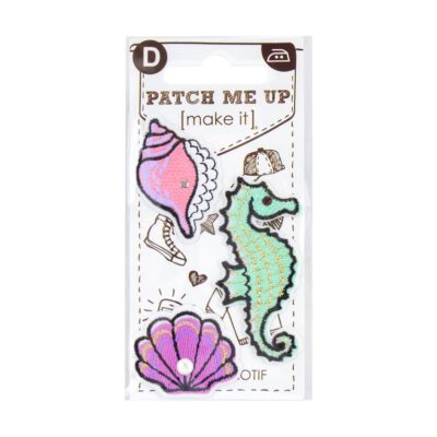 MOTIF IRON ON UNDER THE SEA MULTI PACK 3PK