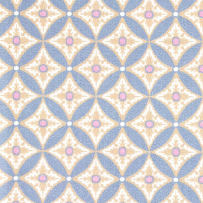 FABRIC GUTERMANN X BIRCH PORTOFINO 110CM - TILE BLUE
