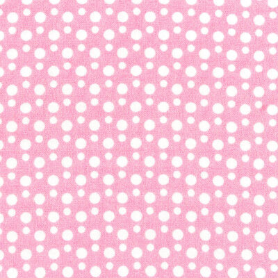 FABRIC GUTERMANN X BIRCH PORTOFINO 110CM - WHITE DOTS PINK
