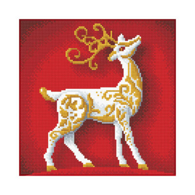 DIAMOND DOTZ DIAMOND ART -REINDEER 30 X 30 CM
