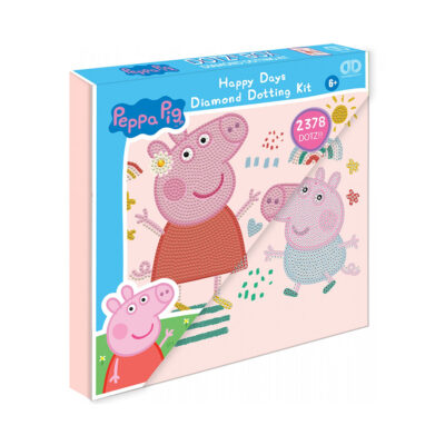 DIAMOND DOTZ PEPPA PIG HAPPY DAYS 28CM DOTZ BOX