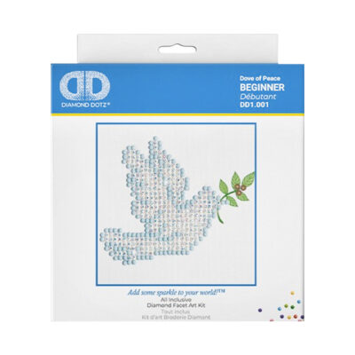 DIAMOND DOTZ DOVE OF PEACE 10.2 X 10.2CM (4 X 4IN)