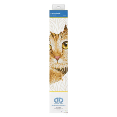 DIAMOND DOTZ KITTEN PEEK 37 X 45CM