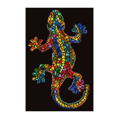 DIAMOND DOTZ GEKKO PAUA 27 X 41CM