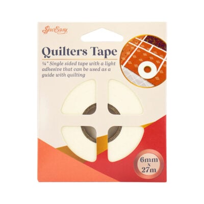 SEW EASY HANGSELL TAPE QUILTERS 1/4IN (6MM) 30YDS