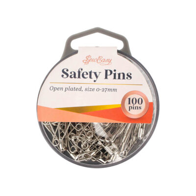 SEW EASY HANGSELL SAFETY PINS OPEN PLATED