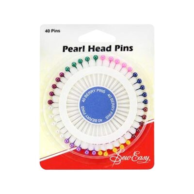 SEW EASY HANGSELL PINS PEARL HEAD 40PCS