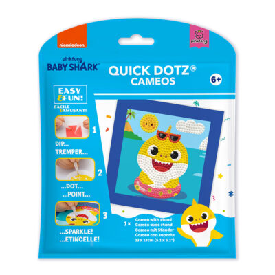 DIAMOND DOTZ DOTZIES  BABY SHARK 2 13.00 X 13.00