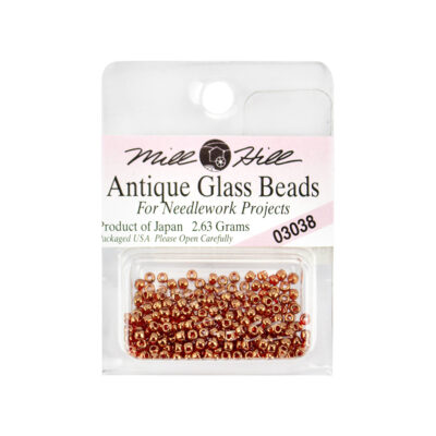 MILL HILL ANTIQUE BEAD 2.63 GRAMS