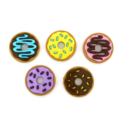 JESSE JAMES NOVELTY BUTTONS - 10404 DONUT PARTY