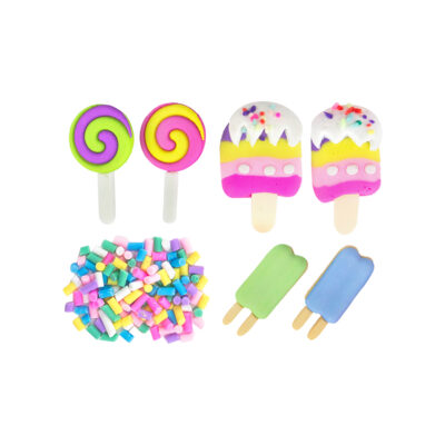 JESSE JAMES NOVELTY BUTTONS - 12089 ICE CREAM N SPRINKLES