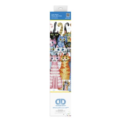 DIAMOND DOTZ 45CM X 32CM - CATS MEOW