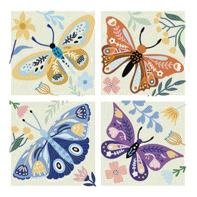 DIAMOND DOTZ 12.70CM X 12.70CM - BUTTERFLY MOODS