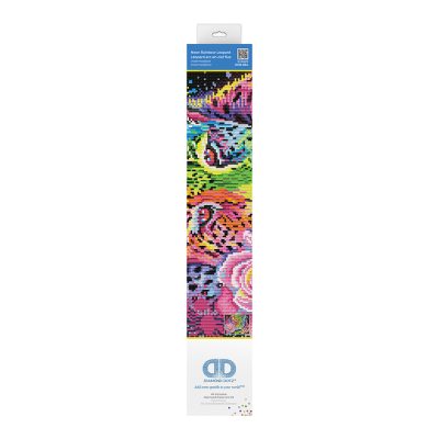 DIAMOND DOTZ 35CM X 45CM - NEON RAINBOW LEOPARD