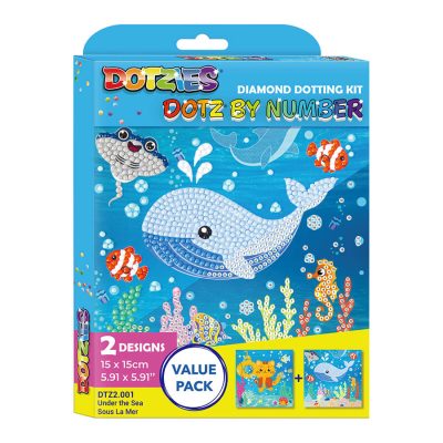 DIAMOND DOTZ 15CM X 15CM - UNDER THE SEA