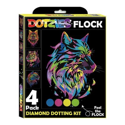 DIAMOND DOTZ 25.40CM X 20.32CM - WILD NEON