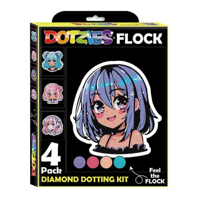 DIAMOND DOTZ 25.40CM X 20.32CM - NEON ANIME GIRLS