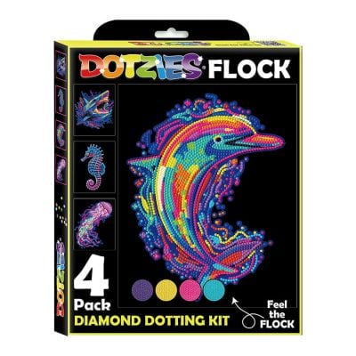 DIAMOND DOTZ 25.40CM X 20.32CM - NEON SEA LIFE