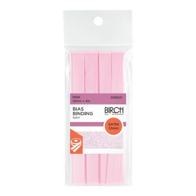 SATIN BIAS HANGSELL PACK 12MM X 3MT
